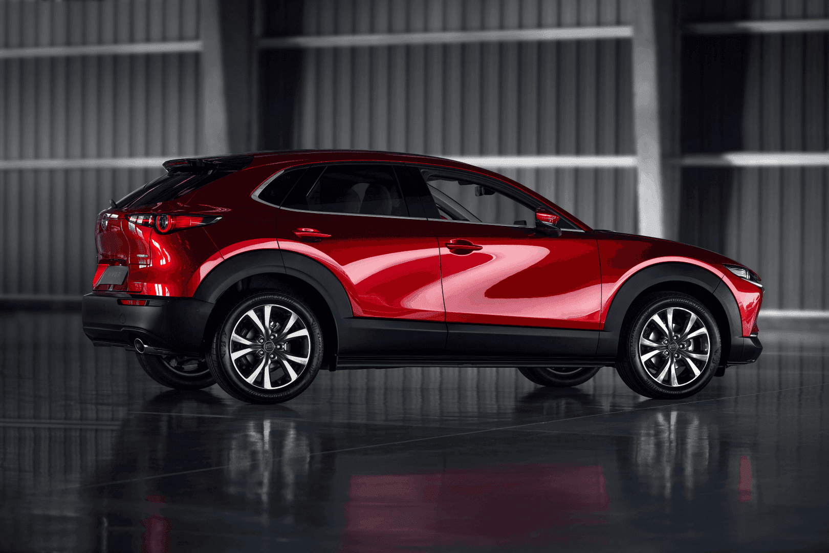 Exterior view of the 2026 Mazda CX-30 parked at Bakersfield Mazda dealership