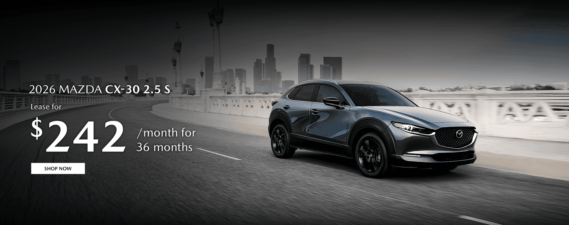 2026 Mazda CX-30 2.5 S Subtext: Lease for $242/month for 36 months