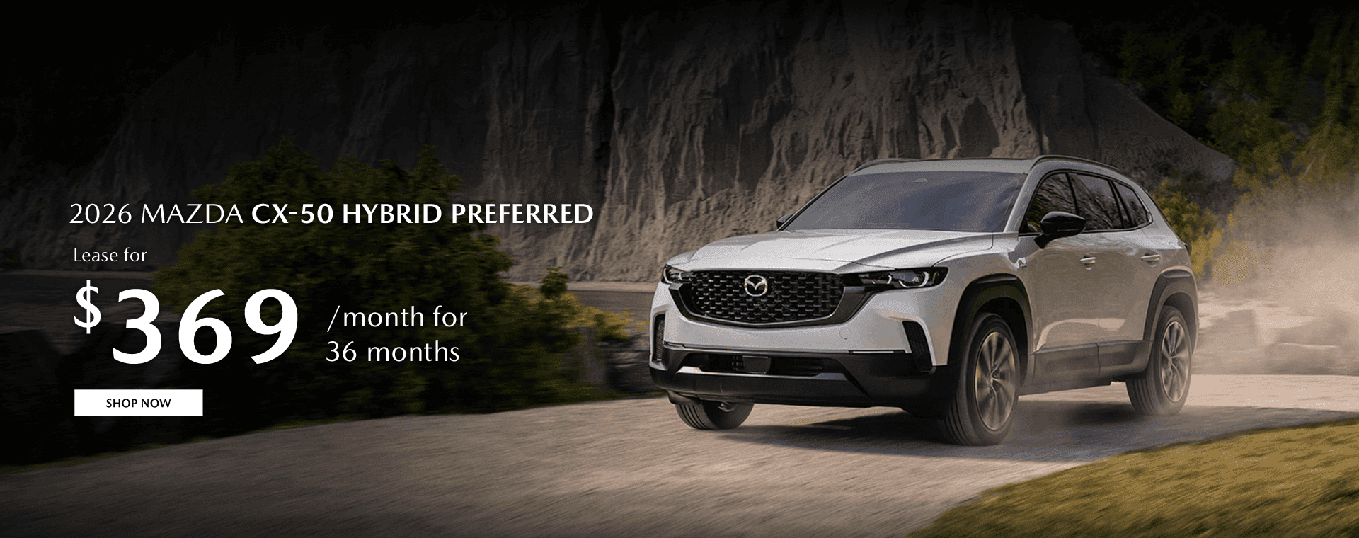 2026 Mazda CX-50 Hybrid Preferred Subtext: Lease for $369/month for 36 months