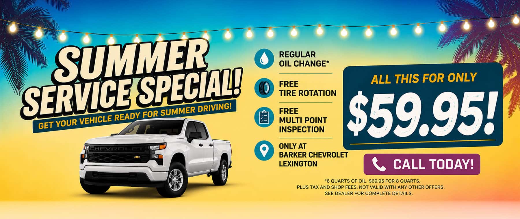 Summer Service Special