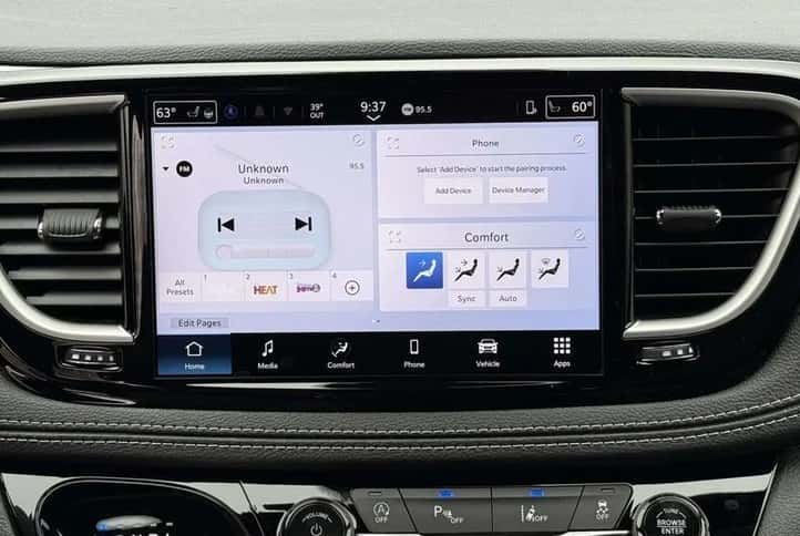 Chrysler Pacifica Technology Highlights