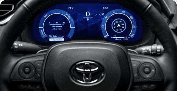 12.3-In. Customizable Digital Gauge Cluster