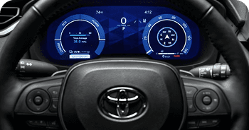 12.3-In. Customizable Digital Gauge Cluster