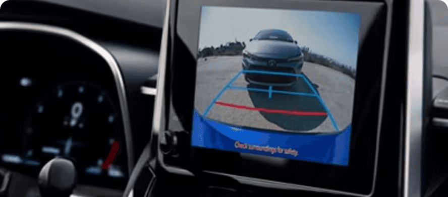 
Integrated Backup Camera