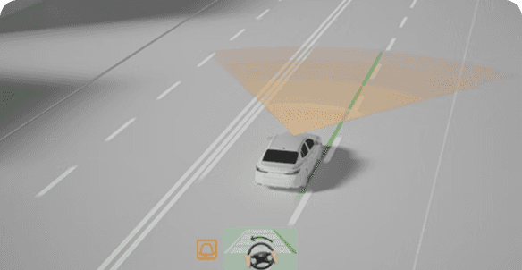 Lane Departure Alert With Steering Assist