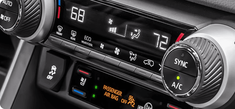 Ventilated and Heated Front and Rear Seats