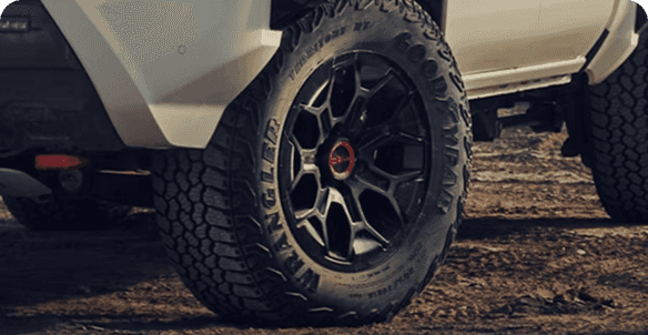 33-In. Rugged-Terrain Tires and 18-In. Wheels