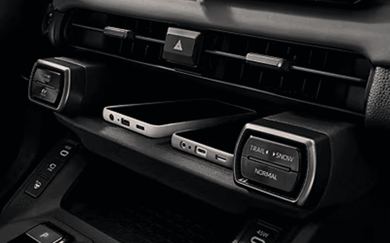 2026 RAV4 Plug-in Hybrid dual Qi-compatible wireless chargers