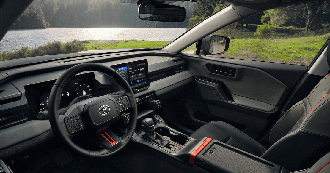 2026 RAV4 Plug-in Hybrid interior cabin view