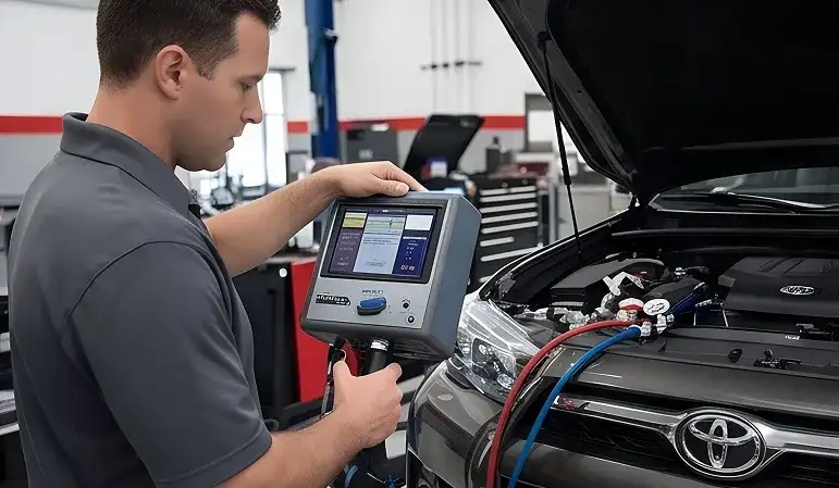 Technicians trained on Toyota climate system architecture