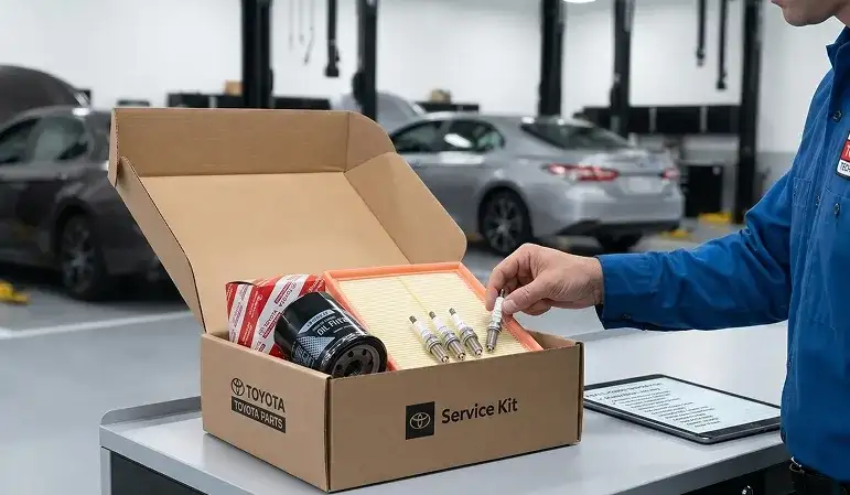 Genuine Toyota parts and fluids
