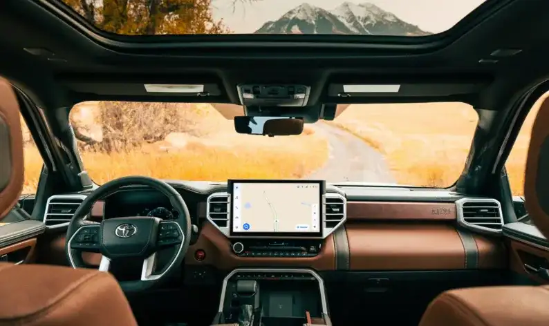 Interior of the 2026 Toyota Sequoia for sale in Westminster, CA at Beach Cities Toyota Westminster