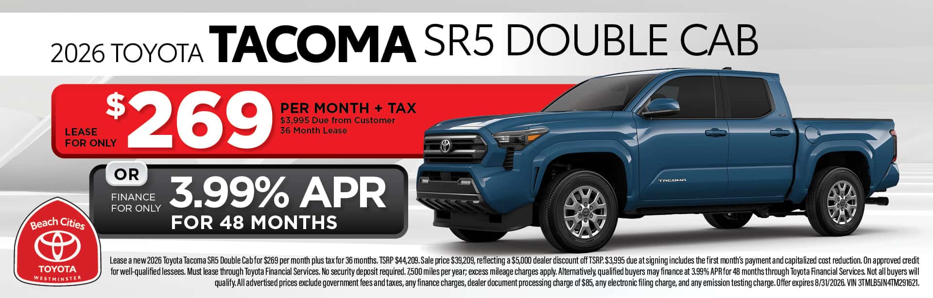 aug tacoma