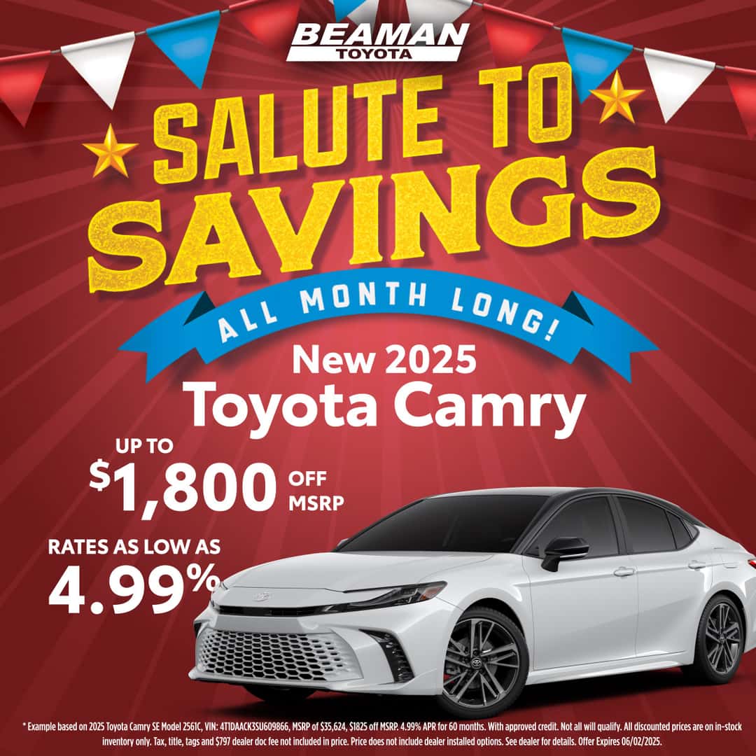 April Specials - Camry