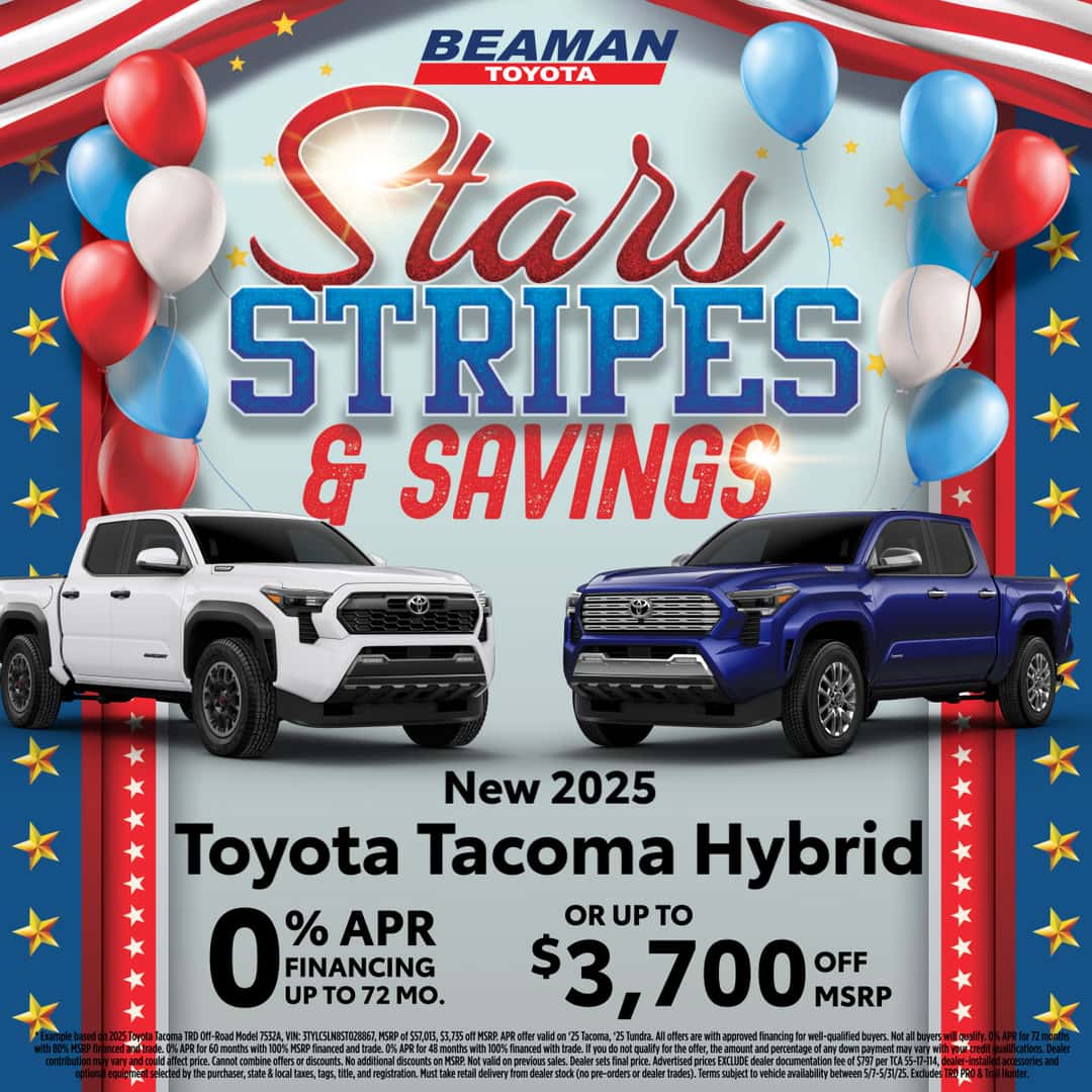 April Specials - Tacoma Hybrid