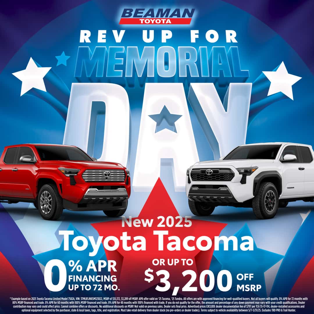 April Specials - Tacoma