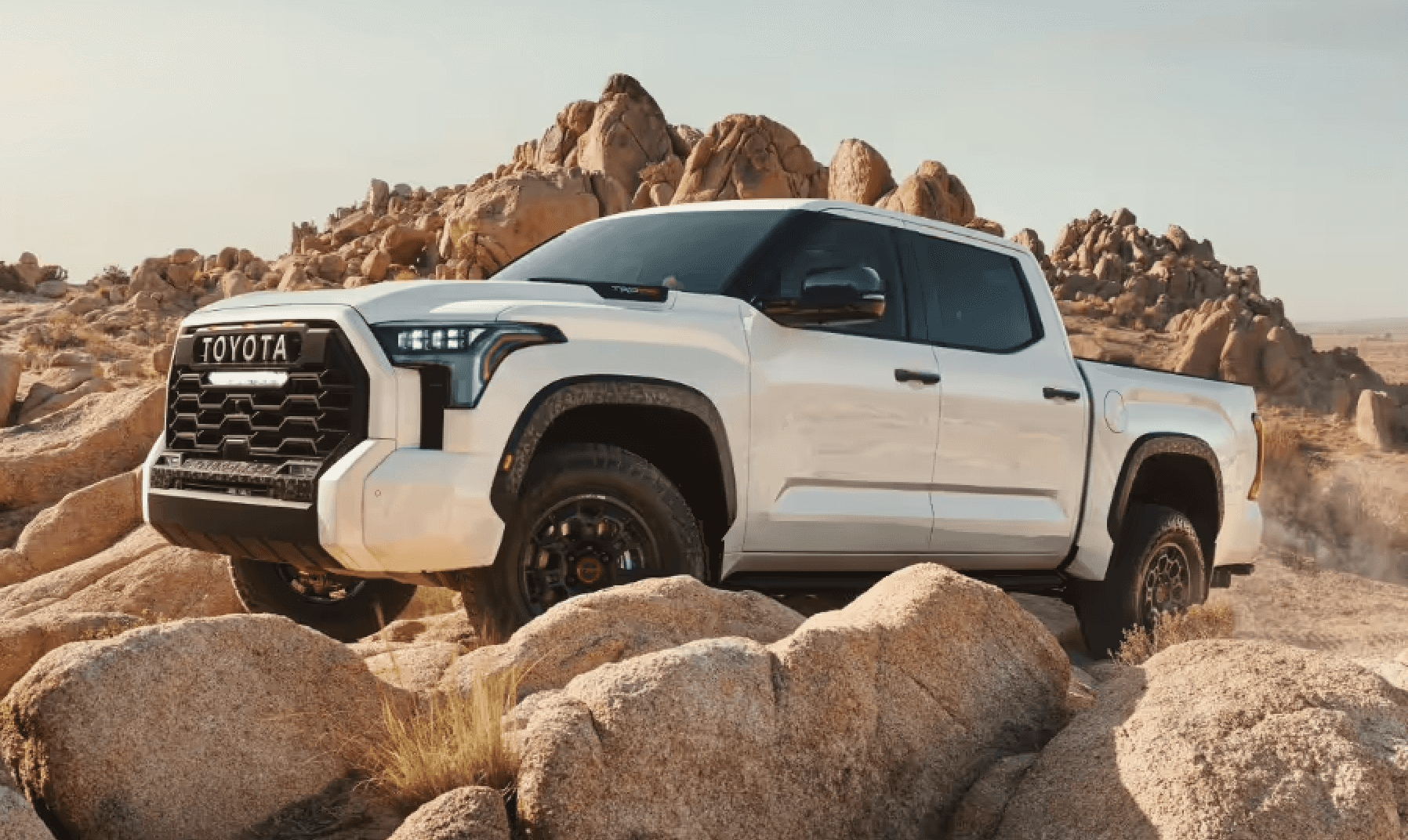 2024 Toyota Tundra white truck