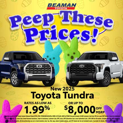 April Specials - Tundra