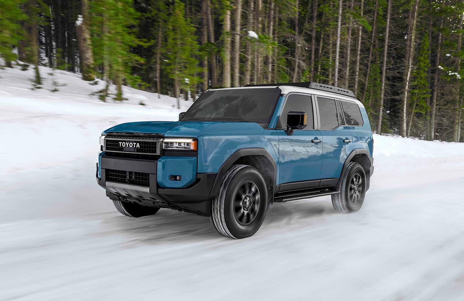 2025 Toyota Land Cruiser teal blue SUV