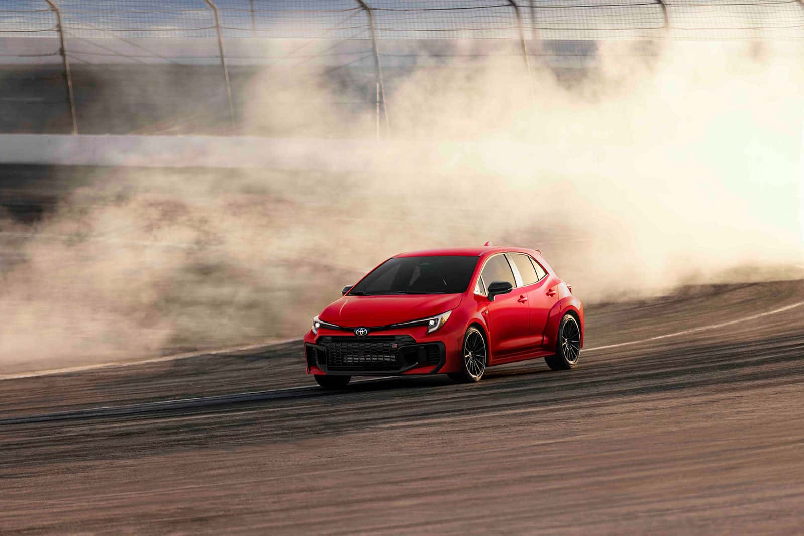 2025 Toyota GR Corolla red sedan