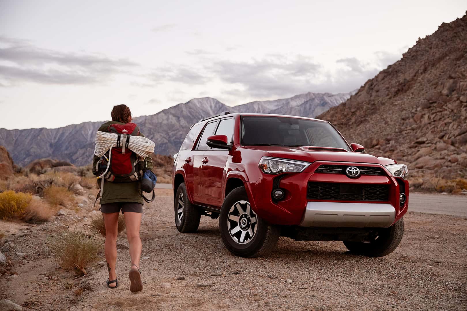 2025 Toyota RAV4 red SUV