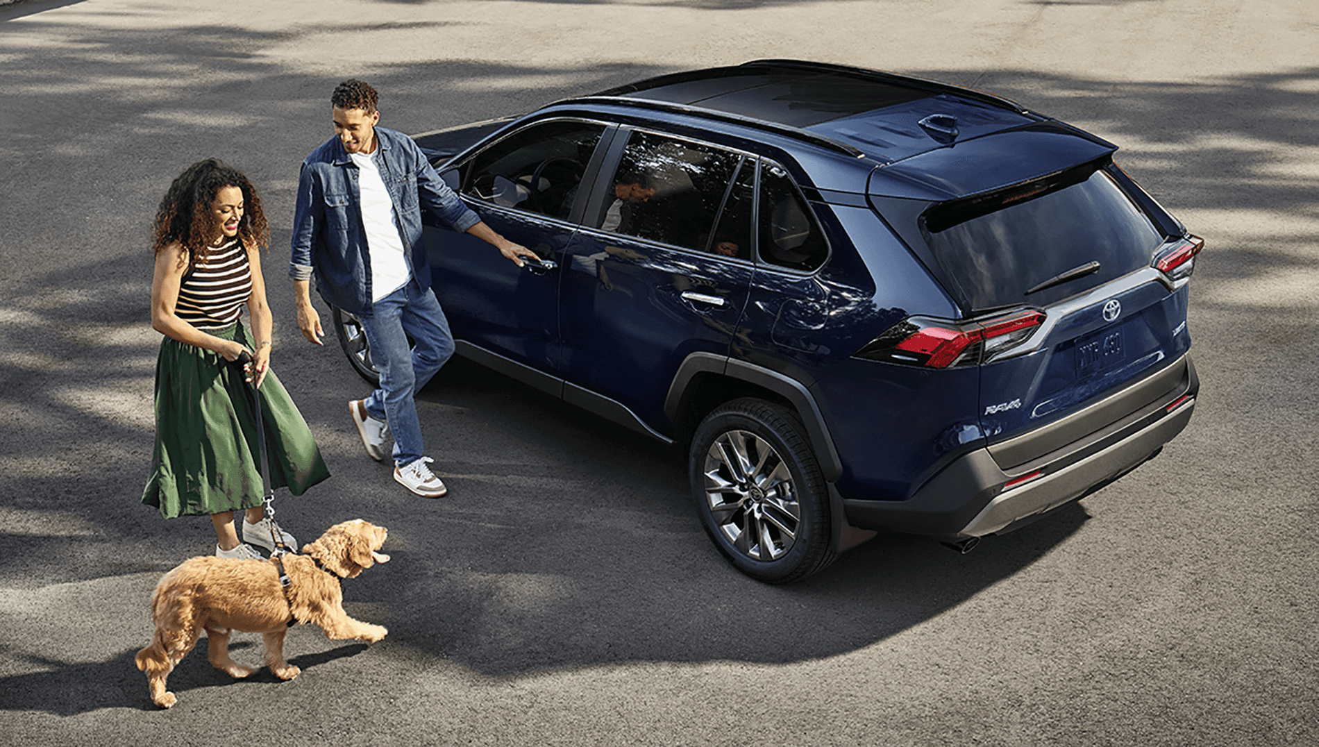 2024 Toyota RAV4 blue SUV