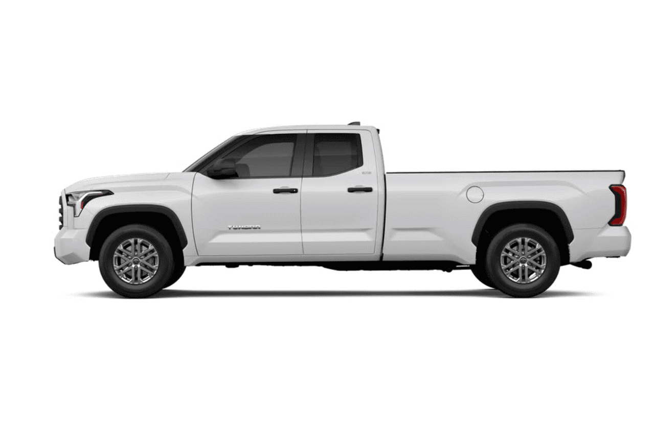 2026 Toyota Tundra white truck side view