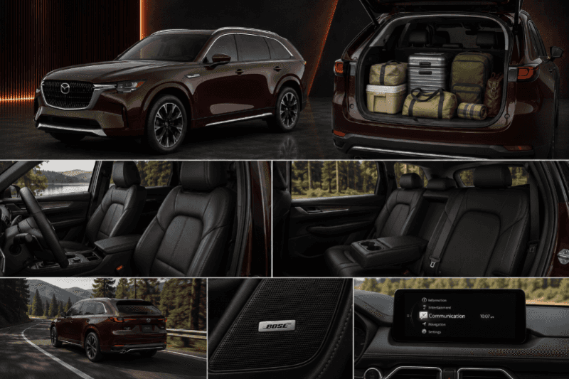 2026 Mazda CX-90 showcasing cargo space and premium interior for comfort and life in North Georgia