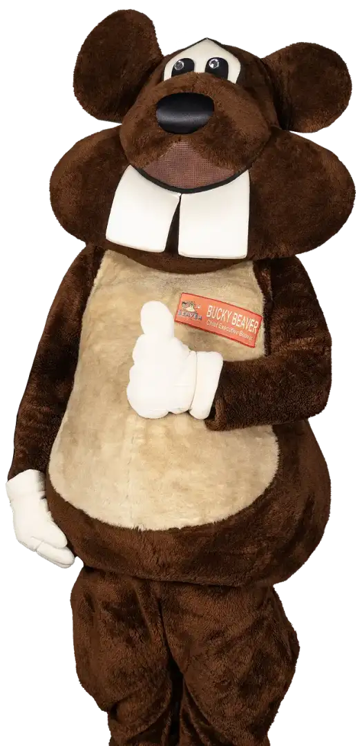 Bucky the Beaver Mascot