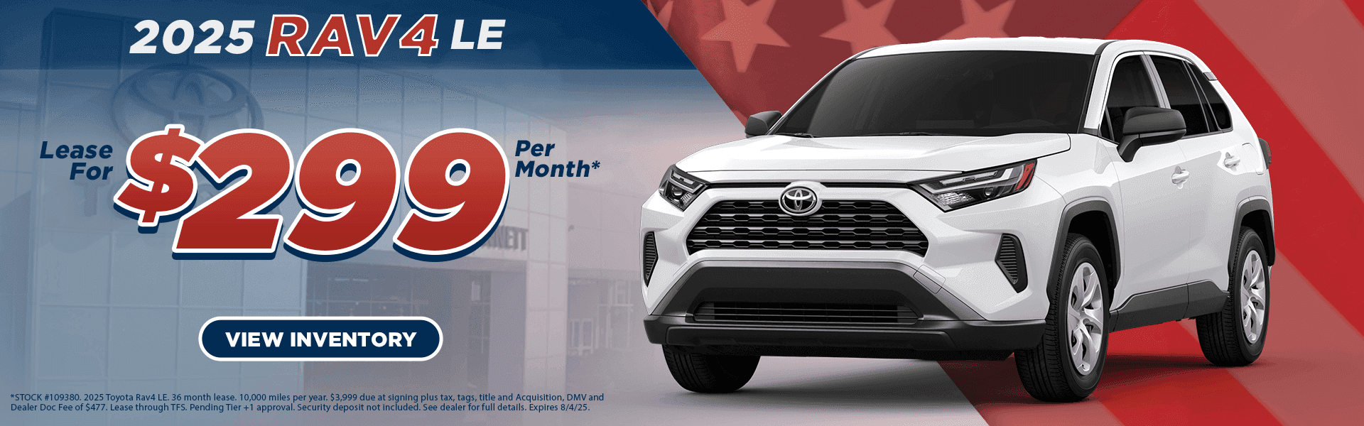 July Savings on Rav4