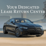 Black Mercedes-Benz vehicle illustrating that Benzel-Busch is your dedicated lease return center.