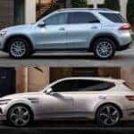 Mercedes-Benz GLE and Genesis GV80 highlighting Certified Pre-Owned models