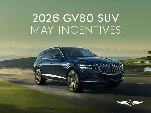 2026 GV80 SUV June Incentives