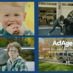 Four frames of Benzel-Busch's AdAge award-winning commercials