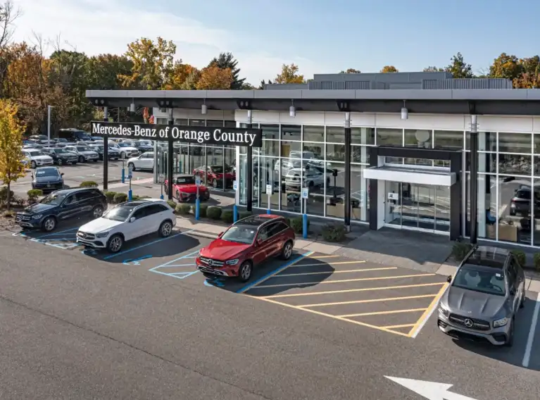 Mercedes-Benz dealership exterior in Harriman - Mercedes-Benz of Orange County, NY