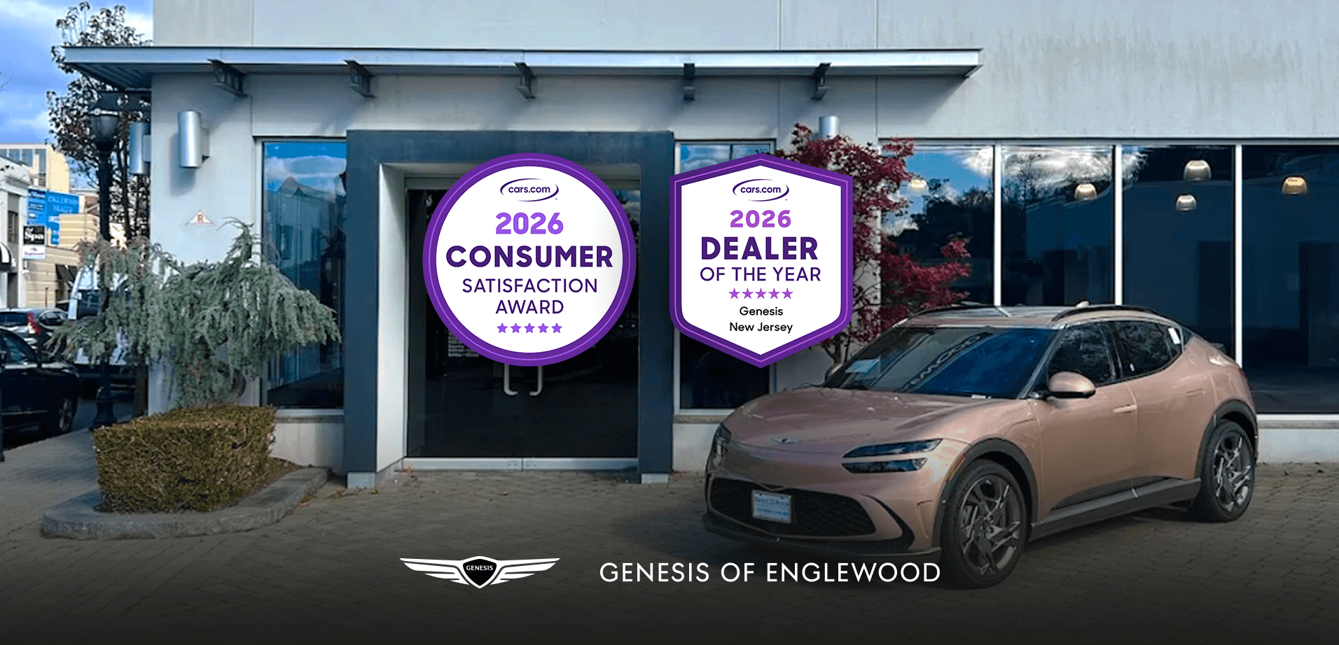 Genesis of Englewood Dealership - cars.com 2026 Consumer Satisfaction Award and 2026 Dealer of the Year