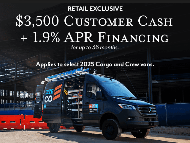 $3,500 Customer Cash + 1.9% APR Financing up to 36 months
