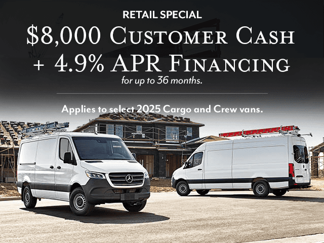 $8,000 Customer Cash + 4.9% APR Financing up to 36 months