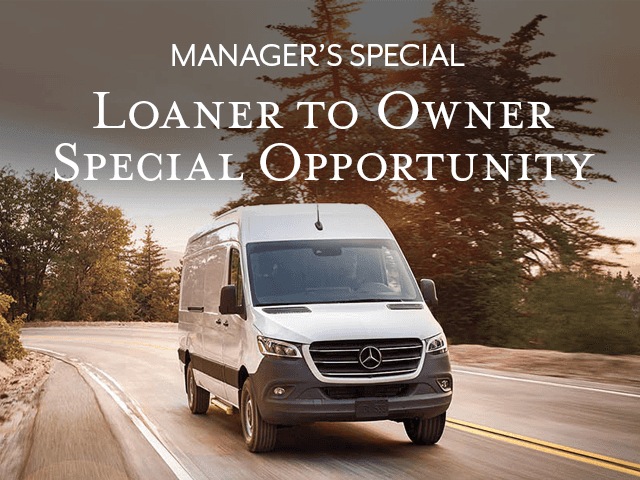 Loaner to Owner Sprinter Special Opportunity