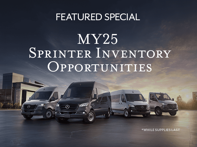 MY25 Sprinter Inventory Special Opportunity