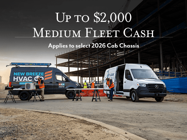 Up to $2,000 Medium Fleet Cash