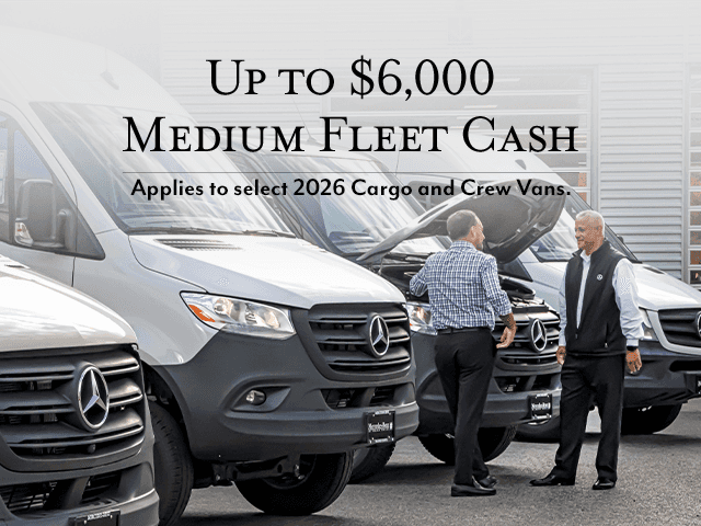 Up to $6,000 Medium Fleet Cash