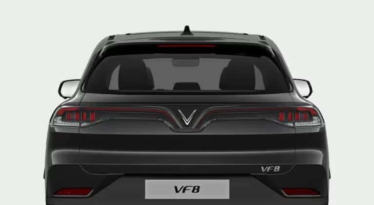 Rear view of a Vinfast VF8