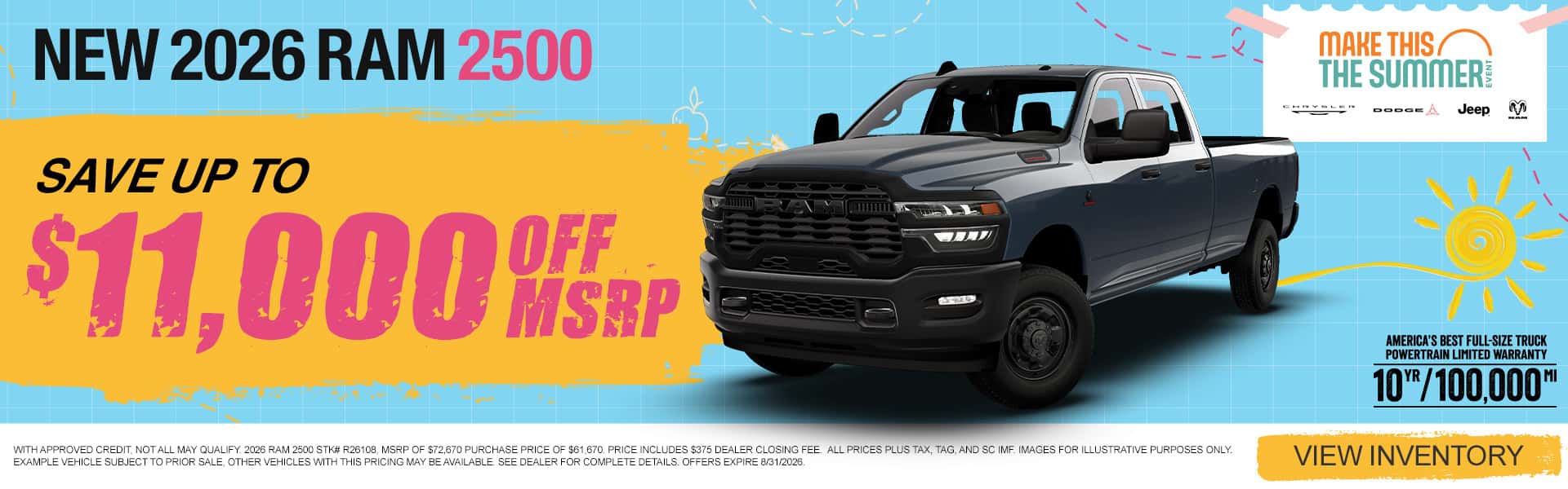 New 2026 Ram 2500