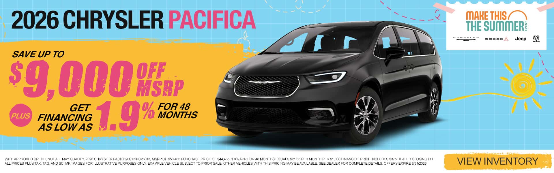 2026 Chrysler Pacifica