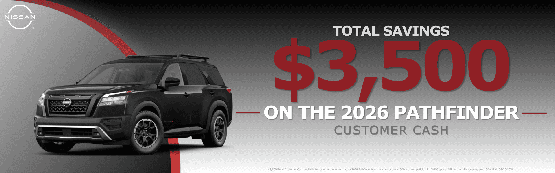 Nissan Pathfinder June Offer