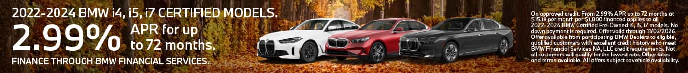 i4 i5 i7 CPO Models APR Offer