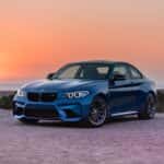 blue bmw m 3 coupe