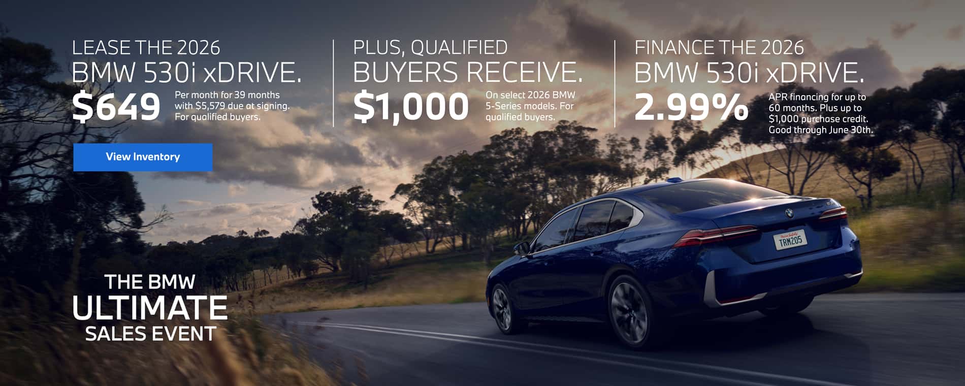 2026 BMW 540i xDrive - The BMW Ultimate Sales Event - BMW of Myrtle Beach