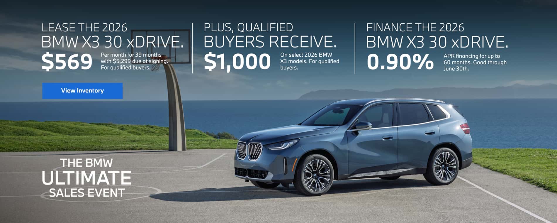 2026 BMW X3 30 xDrive - The BMW Ultimate Sales Event - BMW of Myrtle Beach